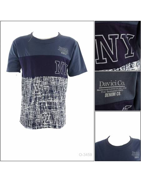 Kaos Oblong Anak Cowok Lengan Pendek Davici 1-3