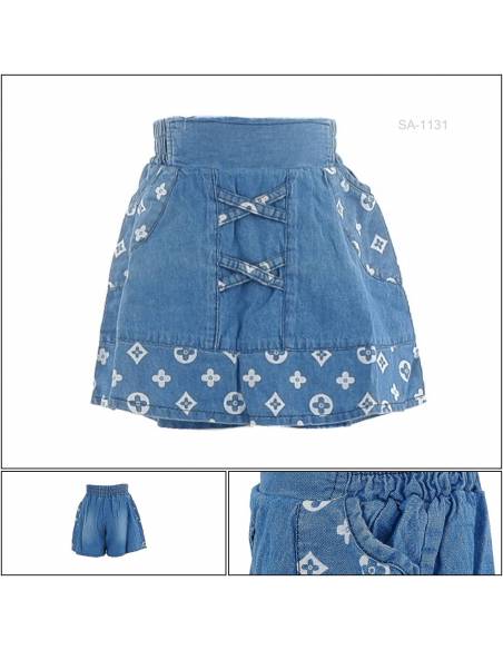 Celana Pendek Jeans Anak Cewek Viely 4-5