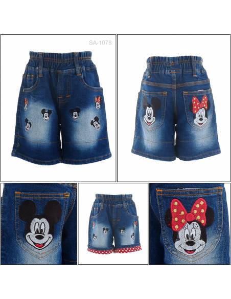 Celana Pendek Jeans Anak Cewek Pinky 14-18