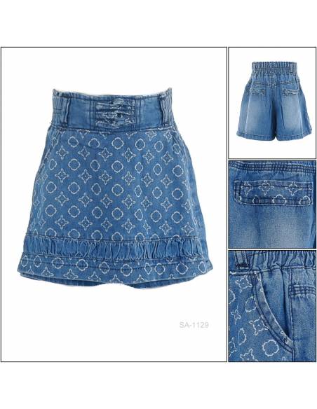 Celana Pendek Jeans Anak Cewek Viely 4-6