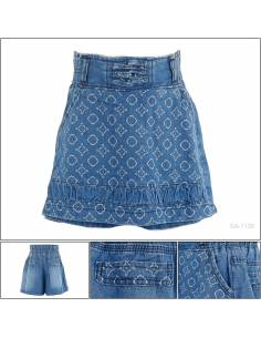 Celana Pendek Jeans Anak Cewek Viely 7-9
