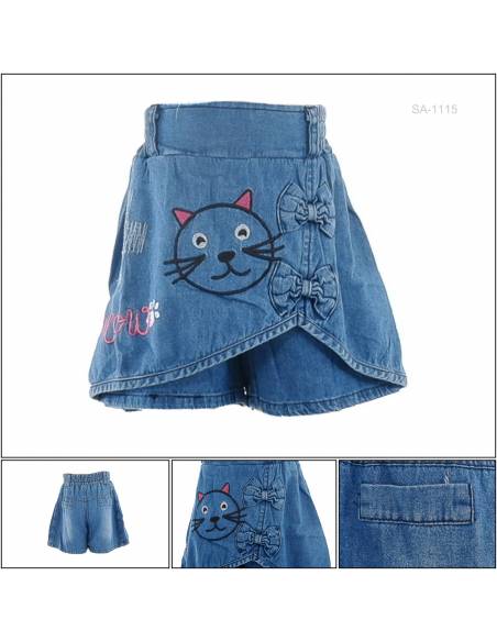 Celana Pendek Jeans Anak Cewek Viely 4-6