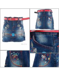 Rok Pendek Jeans Anak Cewek Pinky 6
