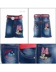 Rok Pendek Jeans Anak Cewek Pinky 14-18