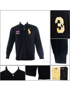 Kaos Kerah Cowok Lengan Panjang Polo Country M