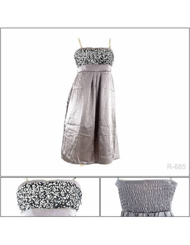 Dress Cewek Tanpa Lengan All Size