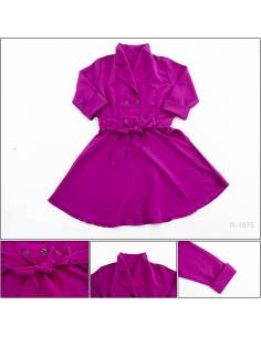 Dress Cewek Lengan Panjang Jordin All Size