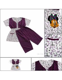 Setelan Anak Cewek Lengan Pendek All Size