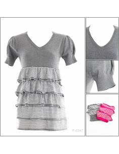 Atasan Kaos Cewek Lengan Pendek Rasf All Size