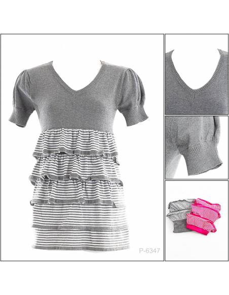 Atasan Kaos Cewek Lengan Pendek Rasf All Size