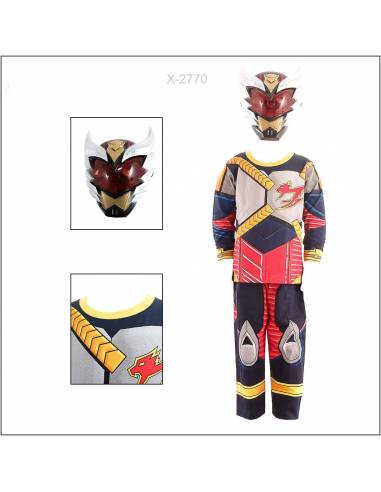 Setelan Kaos Anak Cowok+Topeng Lengan Panjang...