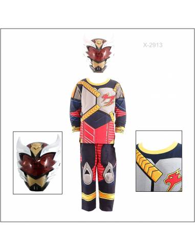 Setelan Kaos Anak Cowok+Topeng Lengan Panjang...