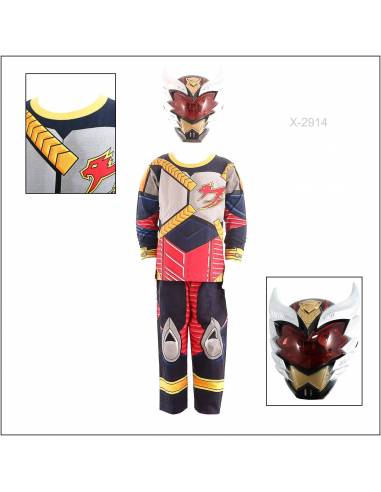 Setelan Kaos Anak Cowok+Topeng Lengan Panjang...