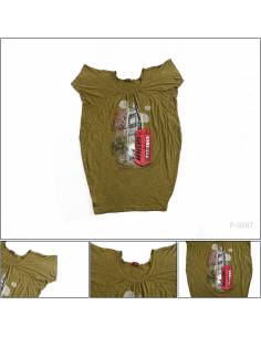 Kaos Oblong Cewek Lengan Pendek Ang Vintage