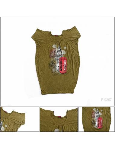 Kaos Oblong Cewek Lengan Pendek Ang Vintage