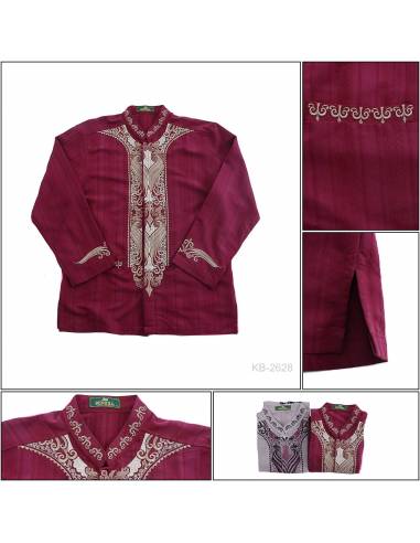 Kemeja Muslim Cowok Lengan Panjang Benhill S-XL