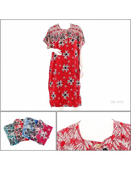 Daster Jumbo Lengan Pendek Marisa All Size