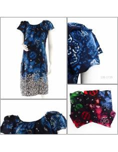 Daster Oblong Lengan Susun Pendek Marisa All Size