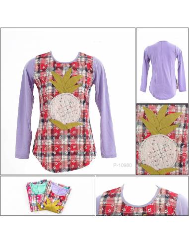 Kaos Oblong Cewek Lengan Panjang Joie Teen