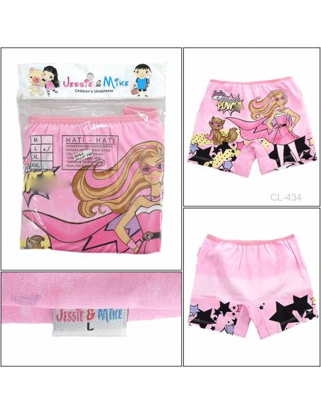 Celana Dalam/Underpants Boxer Anak Cewek Jessie & Mike L