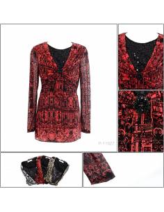 Atasa Kaos Blus Cewek Lengan Panjang Aosika