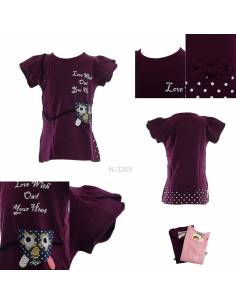 T-shirt/Kaos Oblong Anak Cewek Lengan Pendek Geenee 4