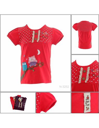 T-shirt/Kaos Oblong Anak Cewek Lengan Pendek...