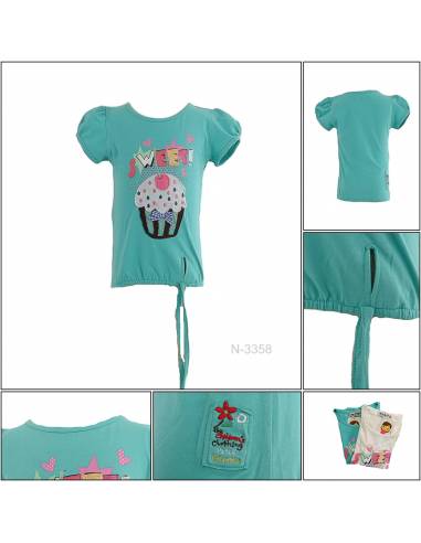 T-shirt/Kaos Oblong Anak Cewek Lengan Pendek...