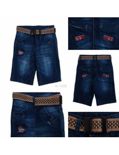 Celana Pendek Jeans Anak Cowok Stretch Audi Kids 7-9