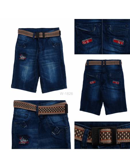 Celana Pendek Jeans Anak Cowok Stretch Audi Kids 7-9