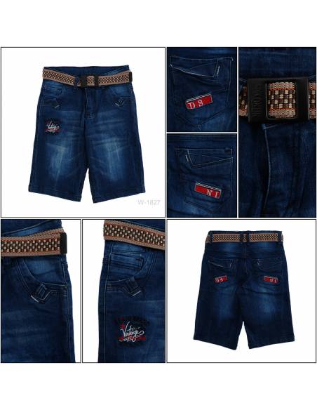 Celana Pendek Jeans Anak Cowok Stretch Audi Kids 10-12