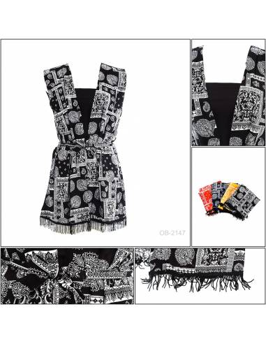 Cardigan Cewek Tanpa Lengan Omuda All Size