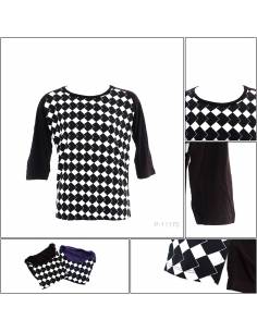 Kaos Oblong Cewek Lengan Panjang 7/8 Lumeire