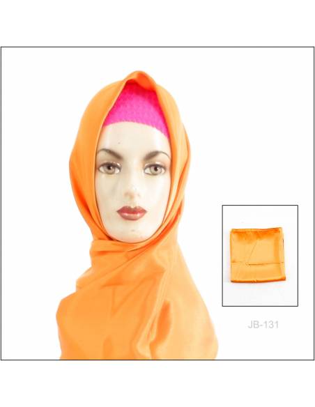 Jilbab Cewek Segi Empat Satin