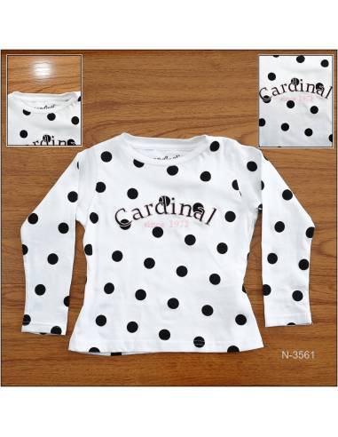 T-shirt/Kaos Oblong Cewek Putih Lengan Panjang...