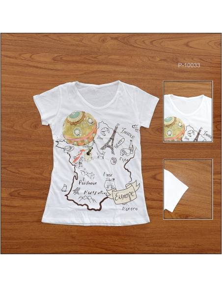 Kaos Oblong Cewek Lengan Pendek Green Tea