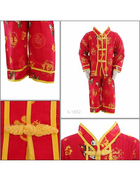 Setelan Jibao Anak Cowok Lengan Panjang Celana Panjang Miauwli 4-8