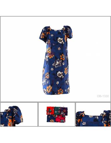 Daster Lengan Pendek Serut Pendek Marisa All Size