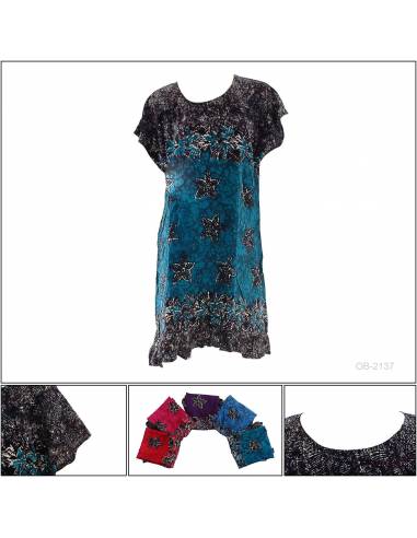 Daster Savira Lengan Pendek Marisa All Size