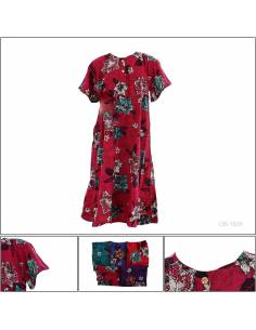 Daster Pias Kancing Lengan Pendek Marisa All Size