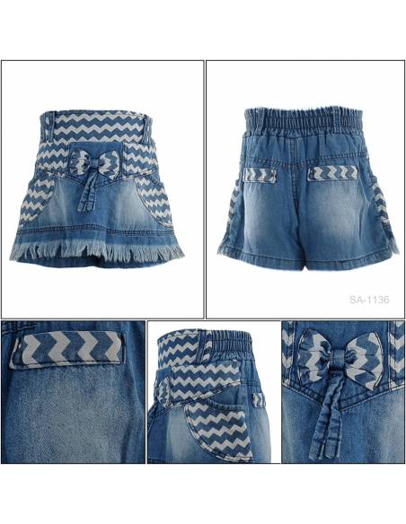 Celana Pendek Jeans Anak Cewek Viely 7-9