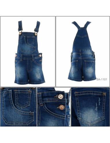 Celana Pendek Jeans Bandatan Anak Cewek Top Up...