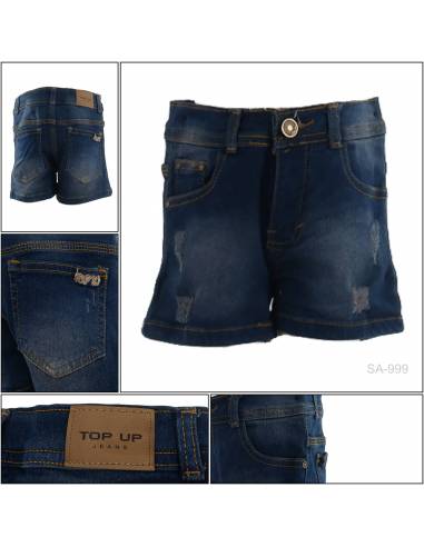 Celana Pendek Jeans Anak Cewek Top Up 16-20