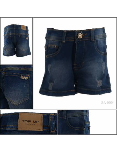 Celana Pendek Jeans Anak Cewek Top Up 16-20