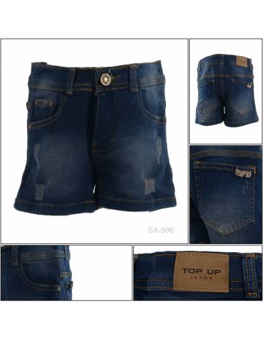 Celana Pendek Jeans Anak Cewek Top Up 10-14