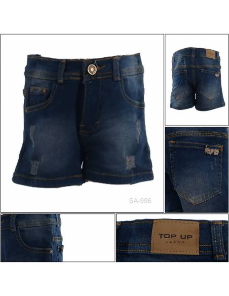 Celana Pendek Jeans Anak Cewek Top Up 10-14