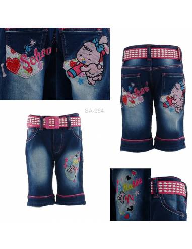 Celana Pendek Jeans Anak Cewek Pinky 14-18