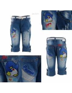 Celana Pendek Jeans Anak Cewek Pinky 16-18