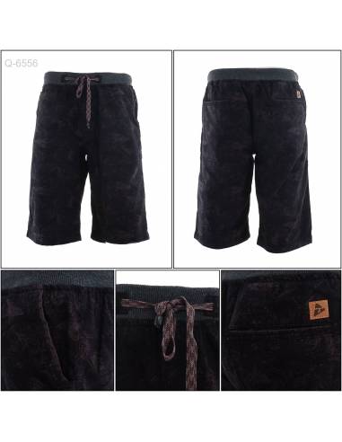 Celana Pendek Cowok Rib Kolor Hitam Top Ten...