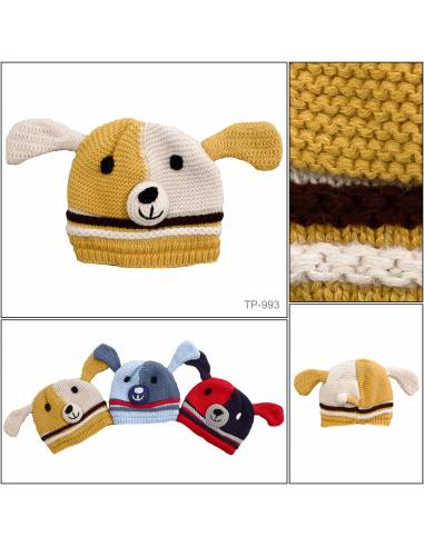 Topi Kupluk Bayi Rajut